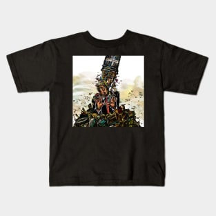 Dump tRump - Landfill Colored - Front Kids T-Shirt
